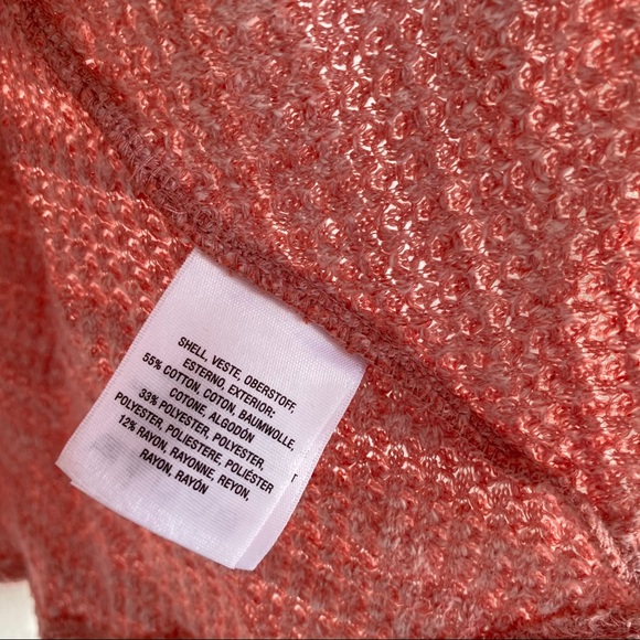 Anthropologie Knit Sweater Sz Small Pink - Picture 5 of 16